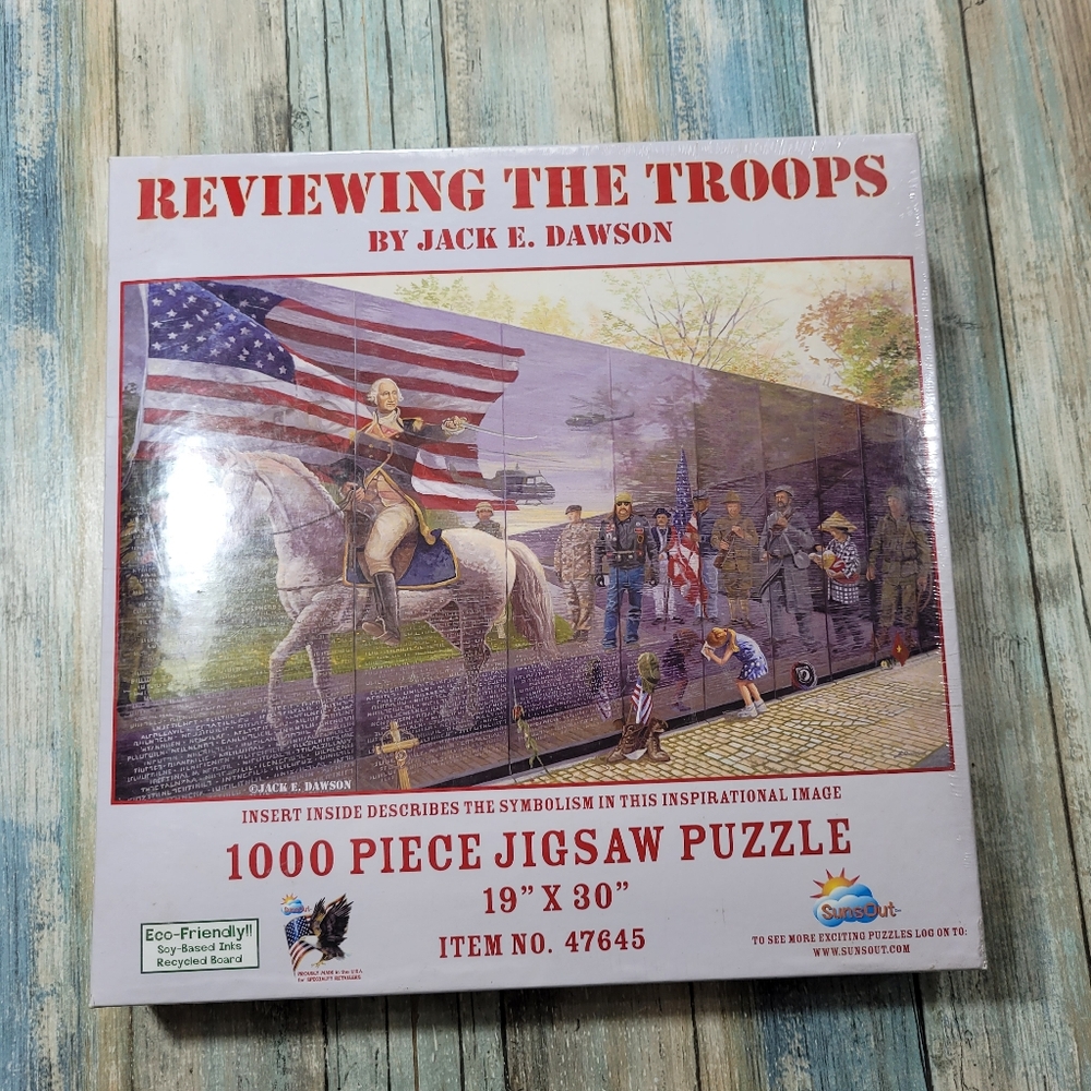 Reviewing The Troops 1000 PC. Jigsaw Puzzle.
